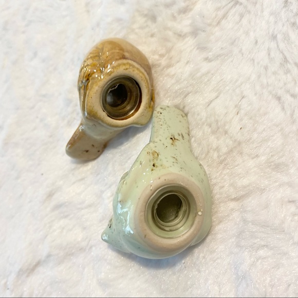 Vintage Small Birds Ceramic Salt & Pepper Shakers - Picture 6 of 6